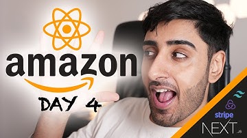 🔴 AMAZON REACT.JS Challenge | Day 4 (Stripe Checkout & Webhooks | Firestore | Next.js)