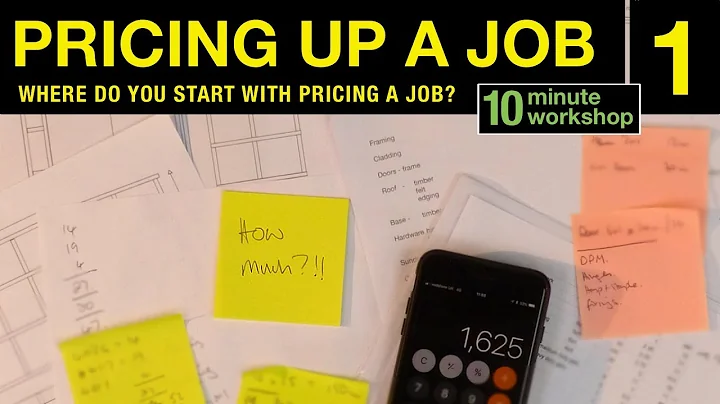 Pricing up a job, Part 1 #160