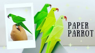 How To Make Paper Parrot / Origami Paper Parrot | How to make paper bird | Paper Craft / paper bird