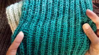 How to knit 1color brioche stitch: a Knittycat's Knits tutorial