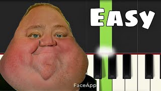 Mr Incredible Becoming Fat | EASY Piano Tutorial