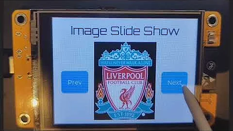 LVGL ESP32-2432S028R Use Image Buttons to create multiple image slideshow (Beginner)