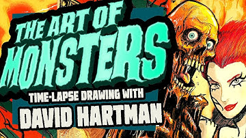 DRAW MONSTERS! - RETURN OF THE LIVING DEAD -time-lapse monster drawing in procreate on ipad