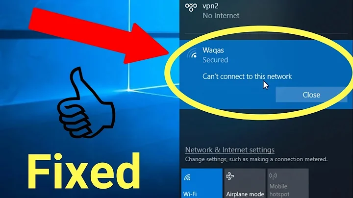 Can't connect to this Network: Windows 10 WiFi /Wireless /Internet Error - DayDayNews