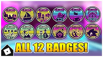 (CHALLENGES) How to get ALL 12 RB BATTLES BADGES + WINNER