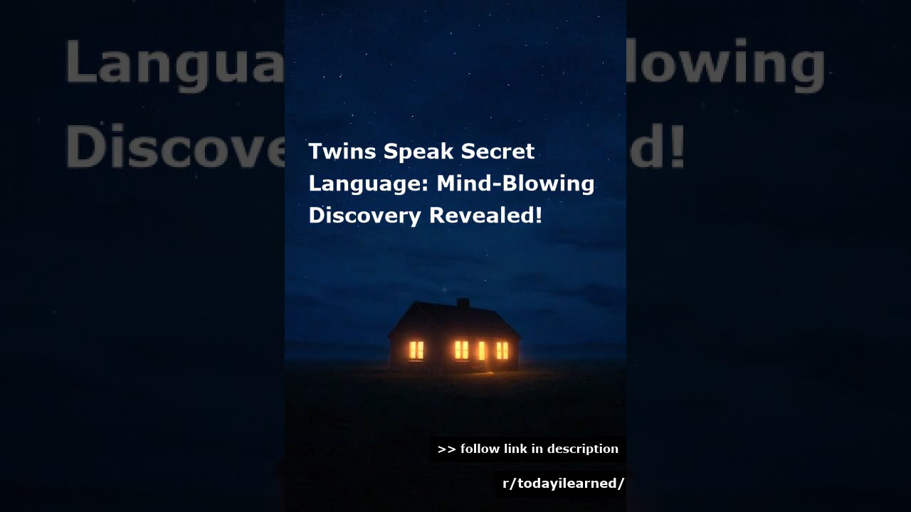 Twins Speak Secret Language Mind Blowing Discovery Revealed Shorts