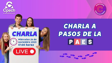 Charla a pasos de la PAES