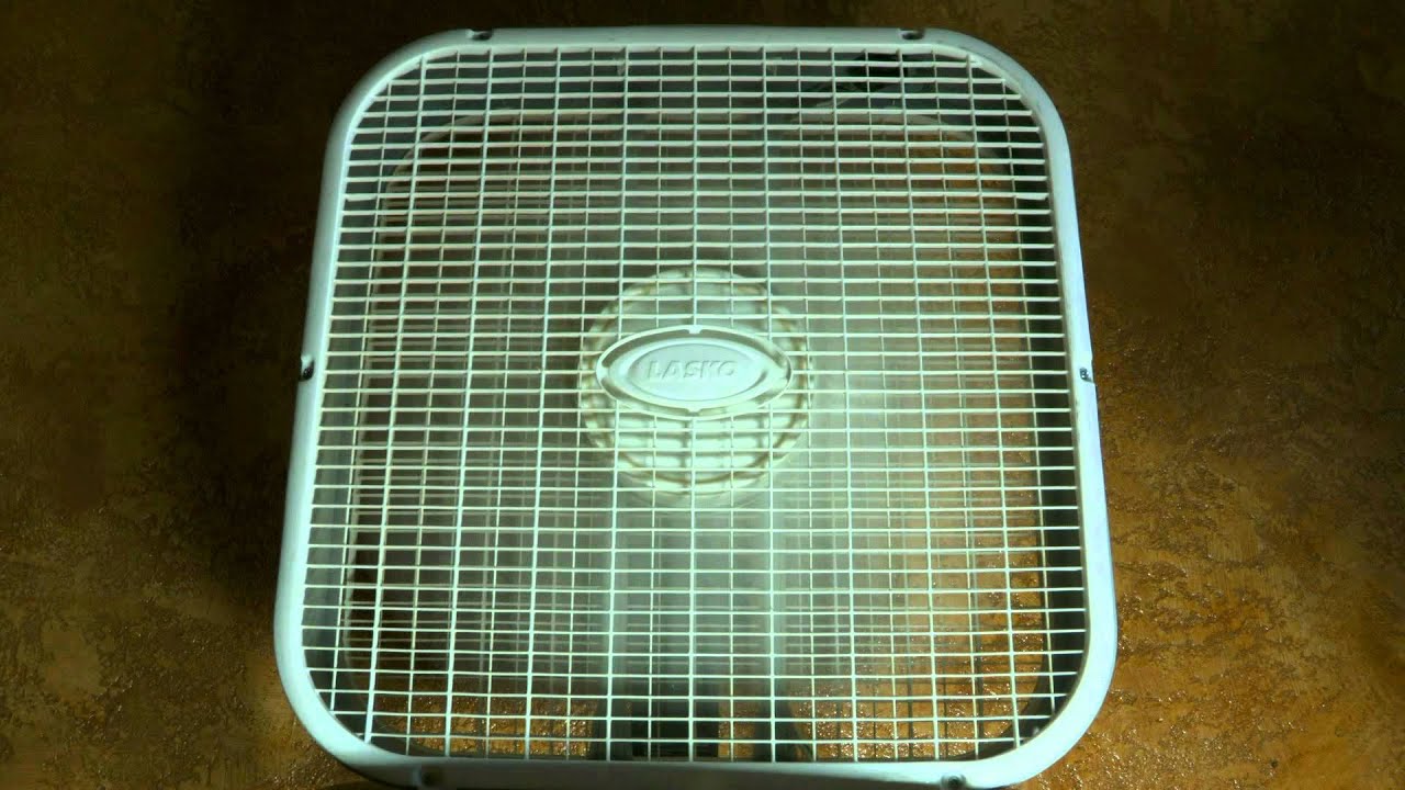 rain man 8hr Box Fan on Low Speed 