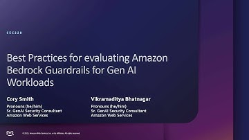 AWS re:Inforce 2025 - Best practices for evaluating Amazon Bedrock Guardrails for Gen AI workloads