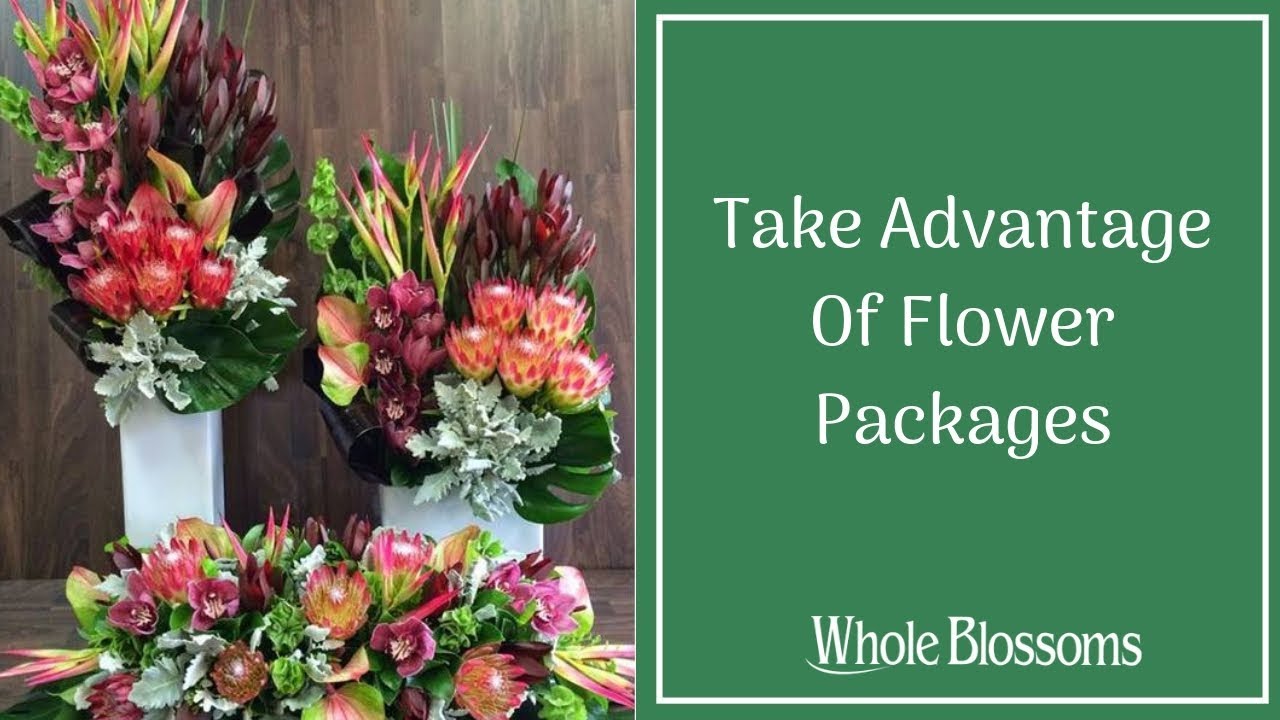 Take The Benefits Of Wedding Flower Packages Youtube