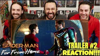 SPIDERMAN: FAR FROM HOME  Official TRAILER REACTION!!!