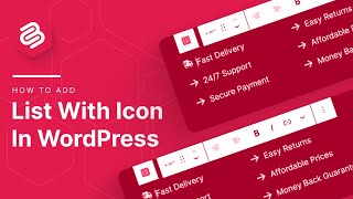 The FASTEST Way to Add Icon Lists in WordPress 2024!