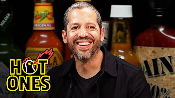David Blaine Does Magic While Eating Spicy Wings | Hot Ones