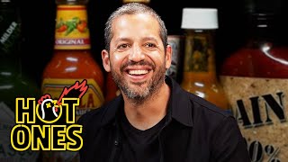 David Blaine Does Magic While Eating Spicy Wings |