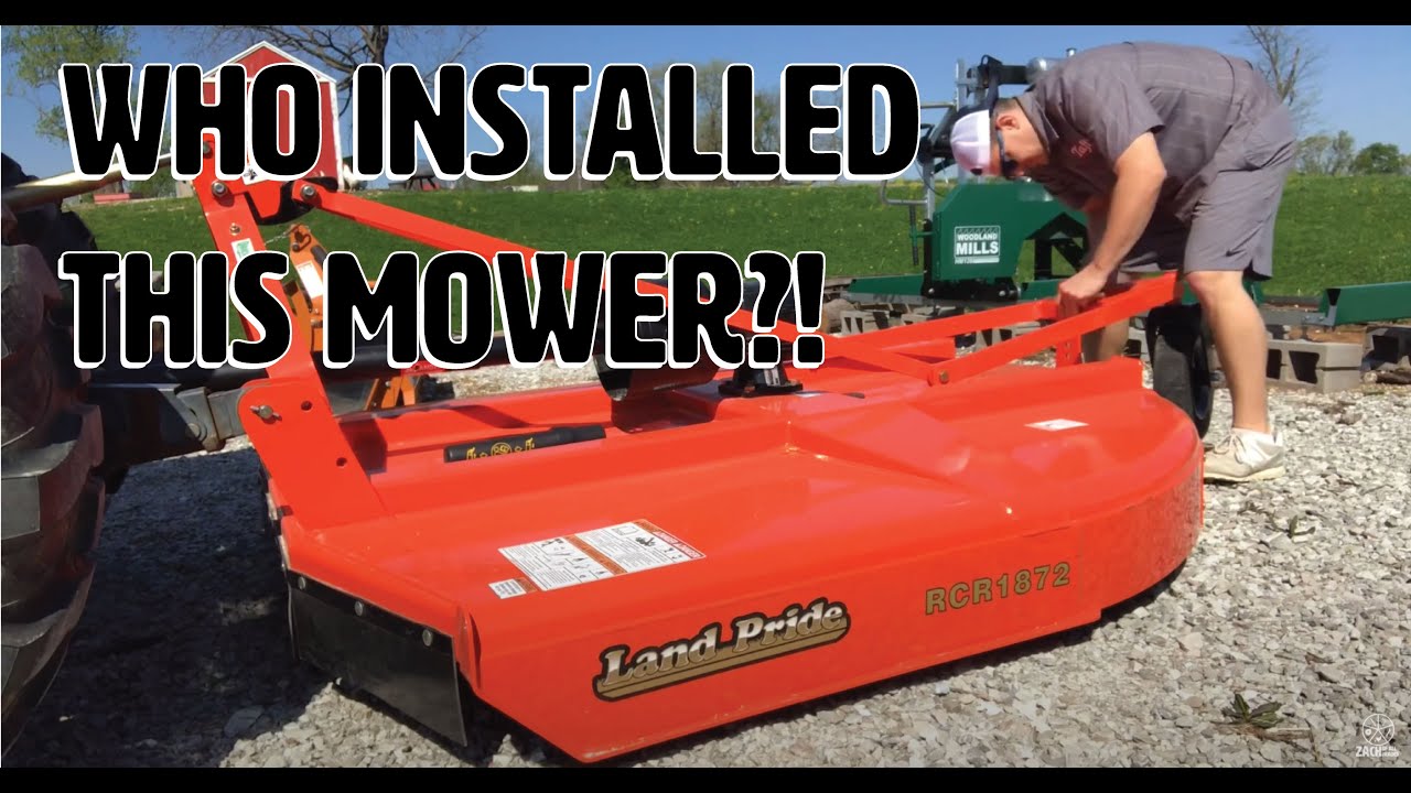 Unboxing Land Pride RCR 1872 Brush Mower Review Land Pride RCR 1872