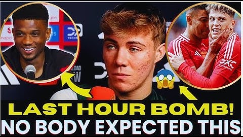 🔴EMERGENCY! RASMUS HOJLUND SLAMS WITH AMAD😱YOU WON’T BELIEVE WHAT THEY SAID! HOT MUFC News#mufc