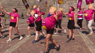 Hundreds Protest In Helsinki As Trump Holds Summit With Putin