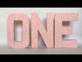 DIY How To Make Block Letters | Cardboard Craft | Room Decoration 2017 DIY How To Make Block Letters | Cardboard Craft | Room Decoration 2017