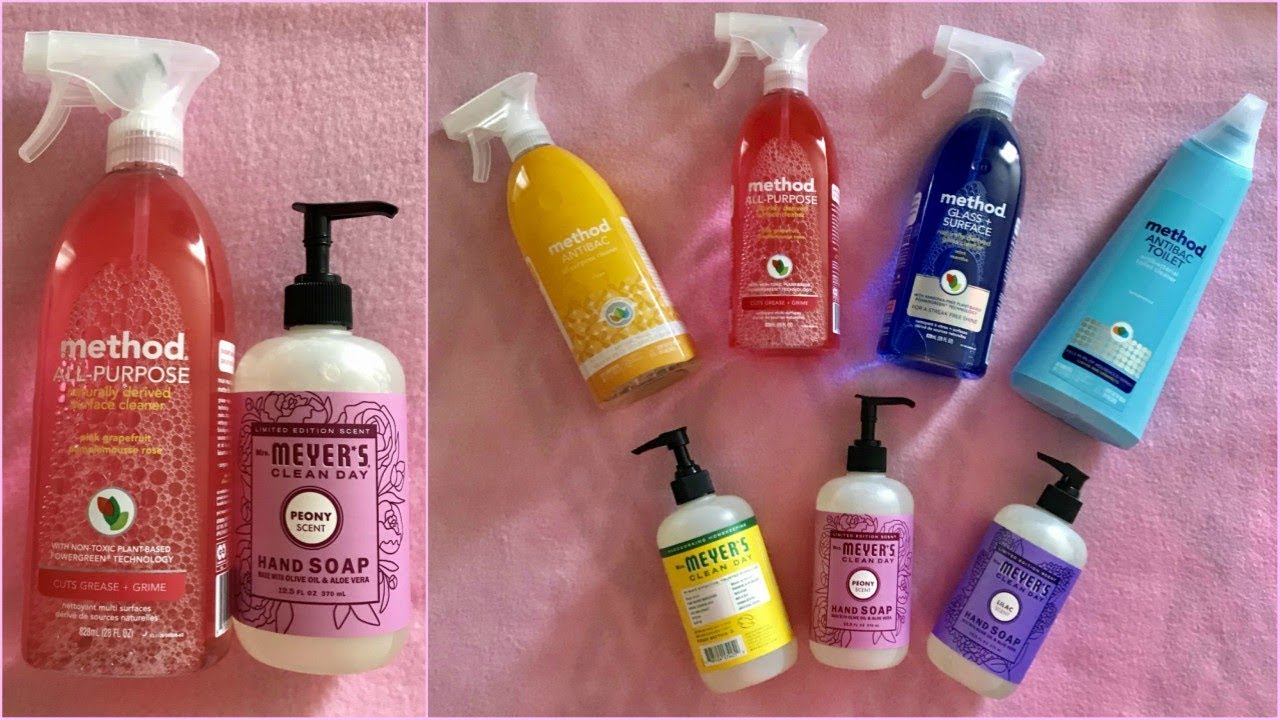Cleaning Product Haul Mrs. Meyer's & Method YouTube