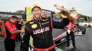 Morgan Lucas scores the win at the Chevrolet Performance U.S. Nationals