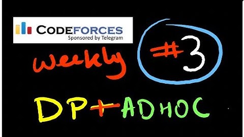 DP Adhoc Ideas | Codeforces Weekly Episode 3 |  EDU 122 D | Make Them Equal