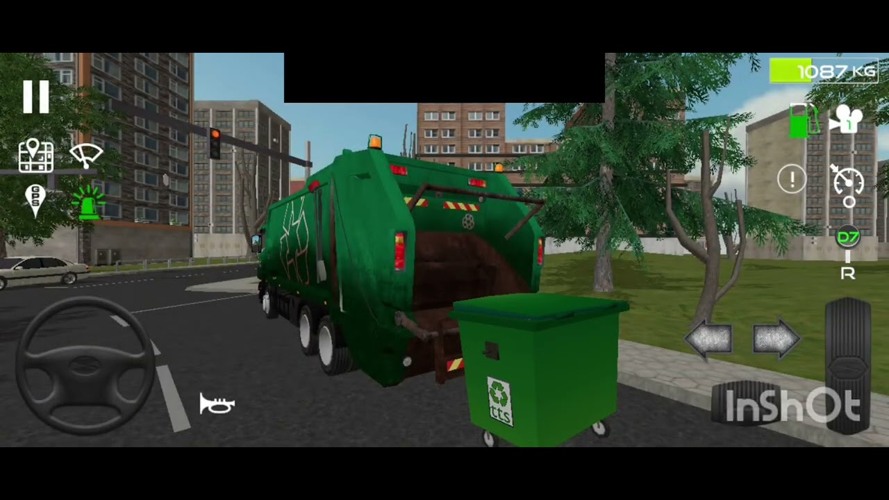Trash Truck Simulator Gameplay 