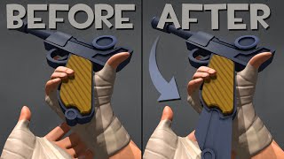 Lugermorph magazine and texture fix