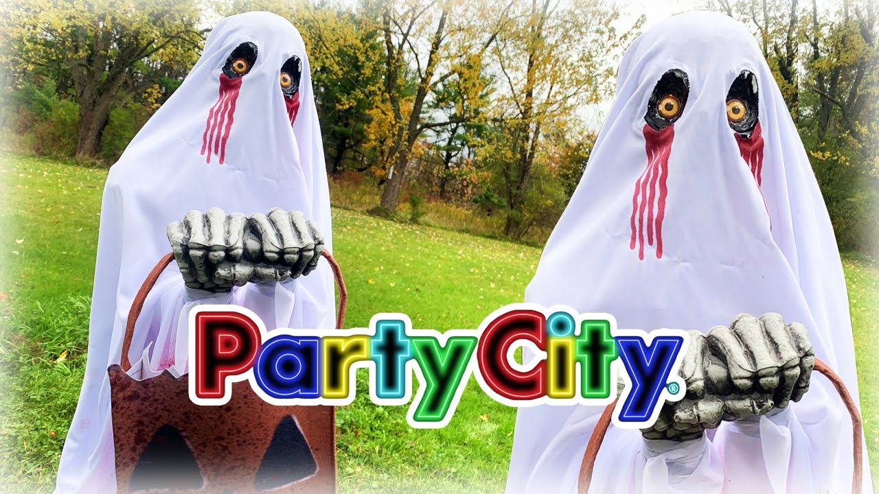 Party City Bloody Ghost Trick or Treater Unboxing/Setup/Demo - Party City 2023 | New for 2023