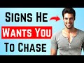 7 Signs He Wants You To Chase Him (Psychology & Attraction Tips)