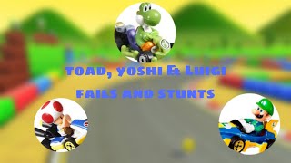 TOAD,YOSHI &amp; LUIGI FAILS AND STUNTS