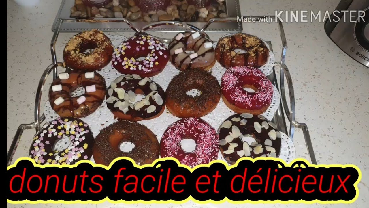 Des donuts facile a faire 🍩🍩🍩 - YouTube