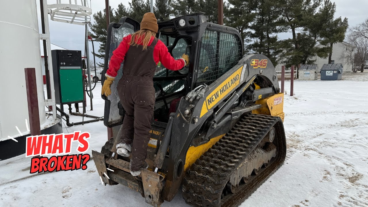 Farm Repairs & Cattle Care: Fixing Our Skid Steer & Preg Checking ...