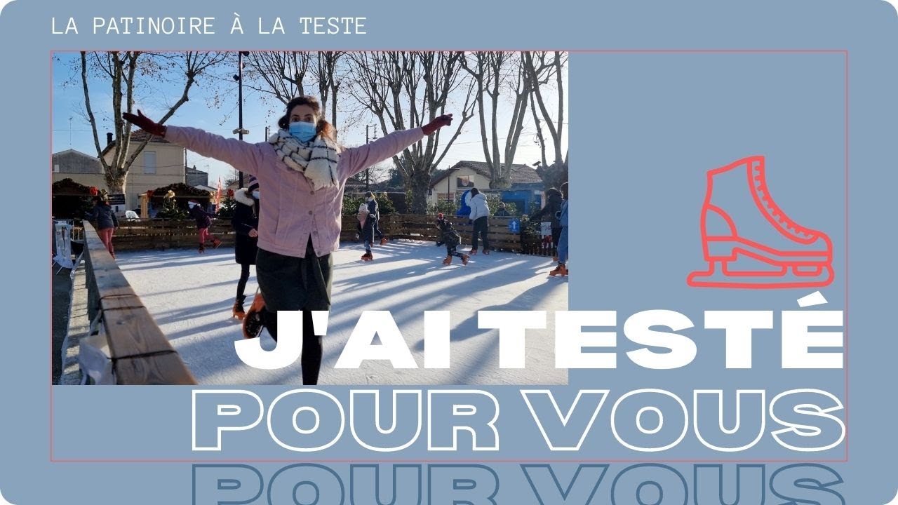 J'ai testé pour vous : Le patin à glace à la patinoire de la Teste !