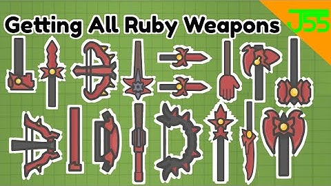 MooMoo.io | Obtaining All Ruby Weapons in a Single Server