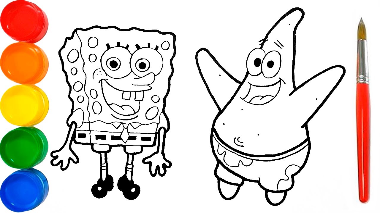 Dibujo de bob esponja