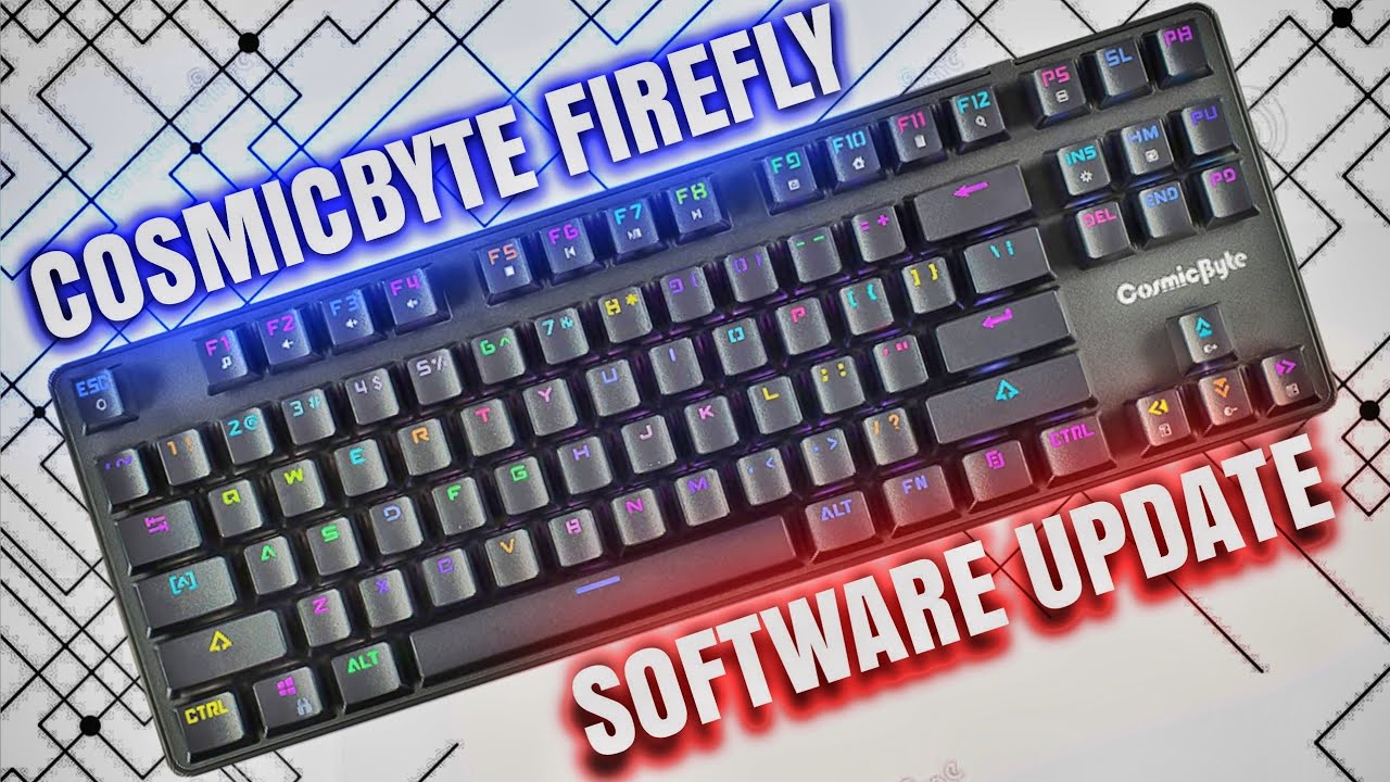 Cosmicbyte CB-GK-18 Firmware Update with Custom RGB Light settings!