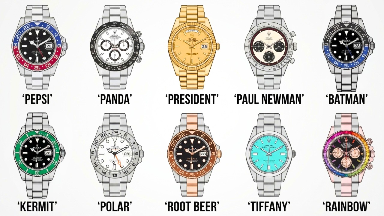 All Names Rolexes Every Rolex Nickname Explained in 17 Minutes - YouTube