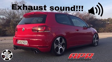 GTI MK6 DSG Sound non resonated exhaust, Stage 1 Apr