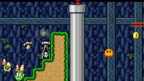 Super Mario Flash - Custom Level: Shadow Cavern