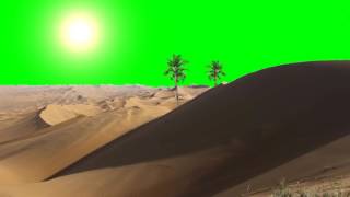 Green screen Desert background full hd 1080 p