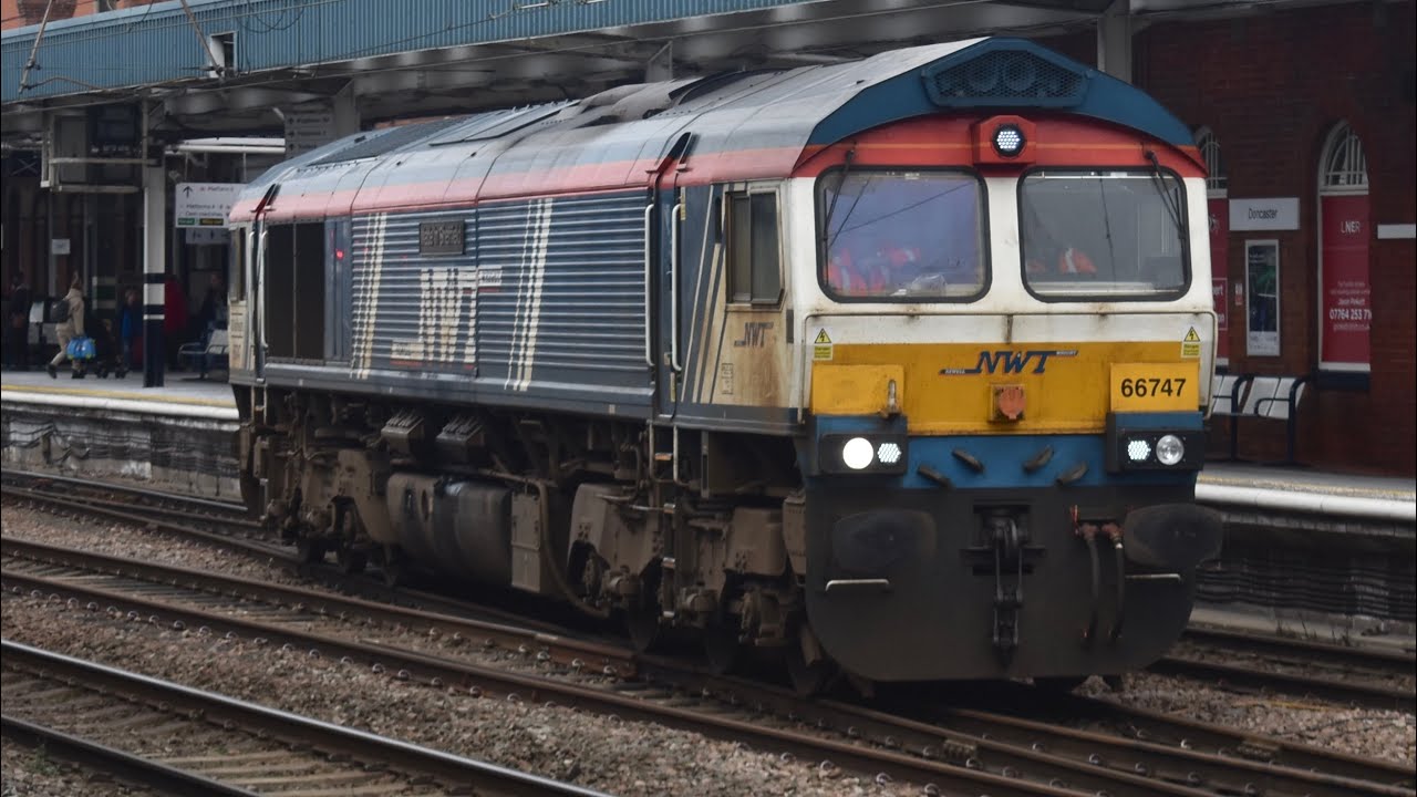 Fantastic busy day of Trains at Doncaster lots of Freight variety and Surprise locos 18/2/26