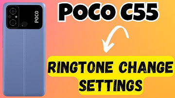 POCO C55 Ringtone change Settings || How to set custom ringtone