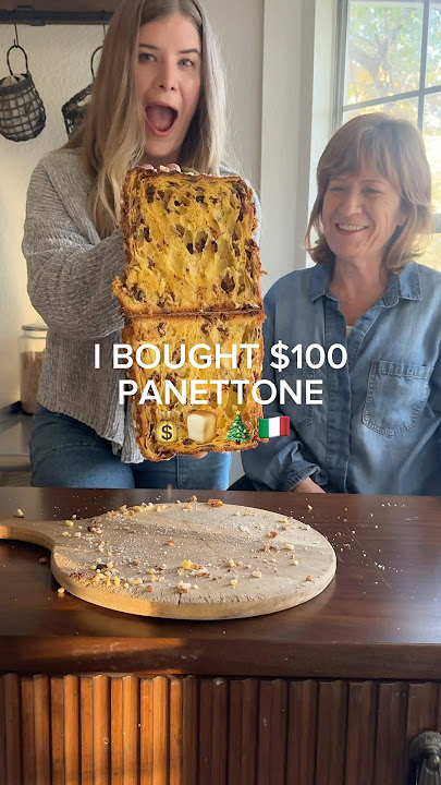PT 1. I BOUGHT $100 PANETTONE 🇮🇹🍞😱 every wondered how to make panettone?! #panettone