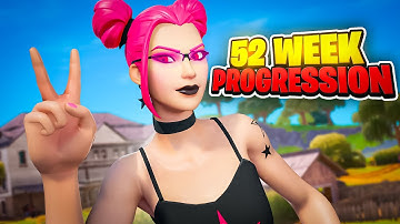 52 WEEK Fortnite Keyboard and Mouse Progression! (Controller to KBM) + Handcam