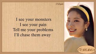 Dahyun Monsters (Katie Sky) Cover Lyrics [Melody Project]