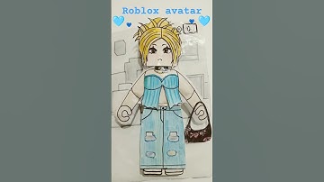 Make paper squishy roblox avatar#shorts #art #diy#papercraft #squishy #robloxpaper