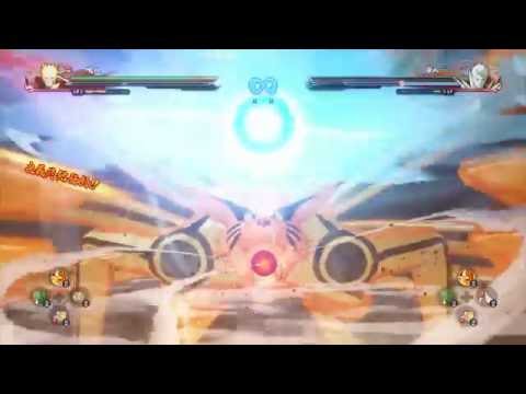 [火影忍者：終極忍者風暴4] 漩渦鳴人(六道仙人模式亂改) vs 宇智波帶人(十尾祭品之力三倍血量改) ～ 實戰測試