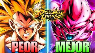 🔥 Del PEOR al MEJOR Personaje de la Saga de Majin Buu 🤩 en Dragon Ball Legends ⭐