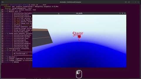 Creating and running a StereoKit-rust ".exe" on Linux