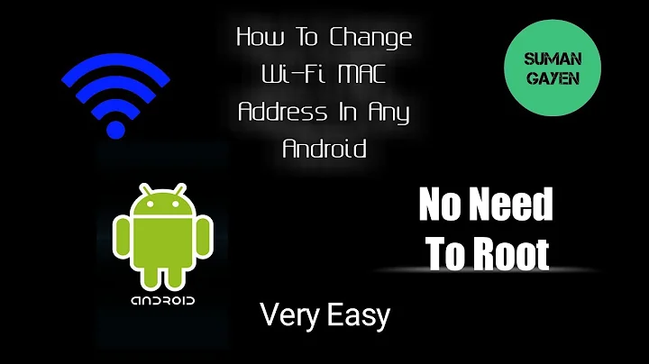 How to change MAC adress of any android device